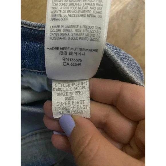 Mother The Rascal Ankle Snippet in Super Blast From The Past Size 27 - Picture 12 of 12